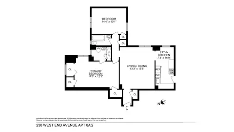 230 W End Ave #8AG, New York, NY 10023