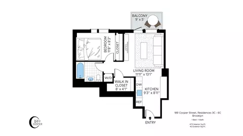 189 Cooper St #3C, Brooklyn, NY 11207