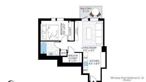 189 Cooper St #3C, Brooklyn, NY 11207