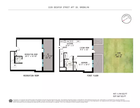 1226 Decatur St #1B, Brooklyn, NY 11207
