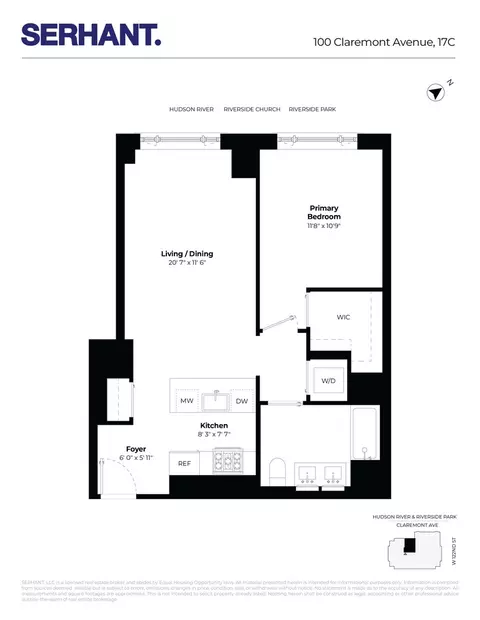 100 Claremont Ave #17C, New York, NY 10027