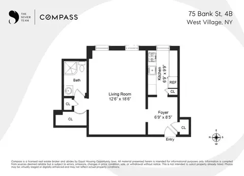 75 Bank St #4B, New York, NY 10014