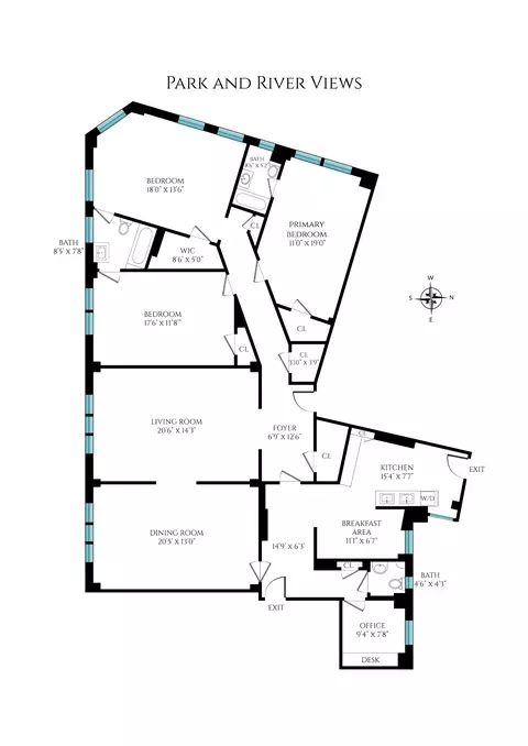 180 Riverside Dr #3B, New York, NY 10024
