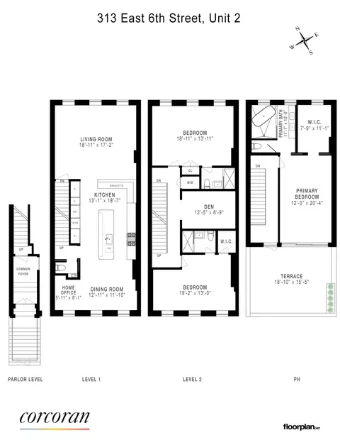 313 E 6th St #PENTHOUSE, New York, NY 10003