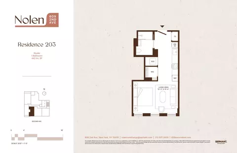 609 2nd Ave #203, New York, NY 10016