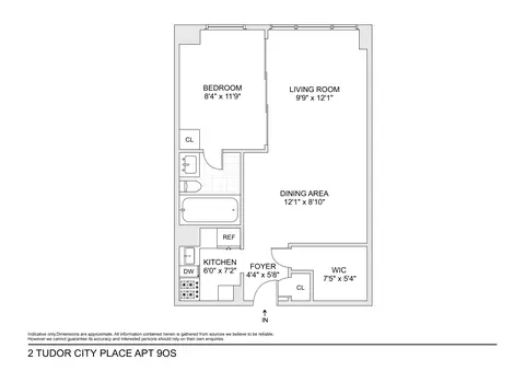 2 Tudor City Pl #9OS, New York, NY 10017