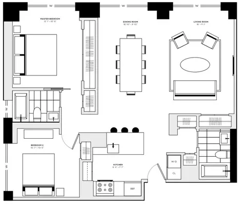 301 W 53rd St #13-A, New York, NY 10019