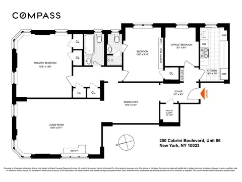 200 Cabrini Blvd #86, New York, NY 10033