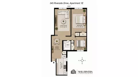 345 Riverside Dr #1E, New York, NY 10025