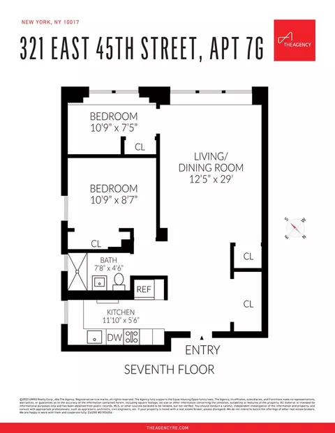 321 E 45th St #7G, New York, NY 10017