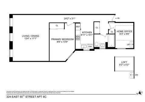 324 E 50th St #6C, New York, NY 10022