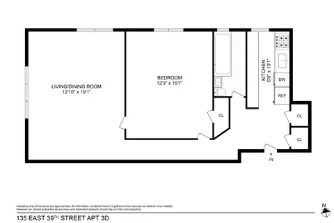 135 E 39th St #3D, New York, NY 10016