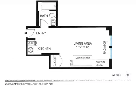 230 Central Park W #14I, New York, NY 10024