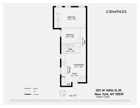 303 W 149th St #2F, New York, NY 10039