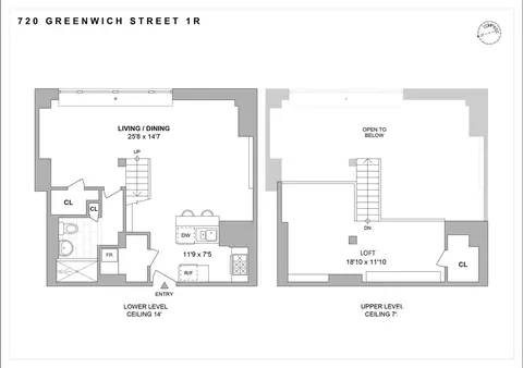 720 Greenwich St #1R, New York, NY 10014