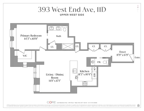 393 W End Ave #11D, New York, NY 10024