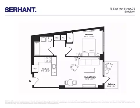 15 E 19th St #3E, Brooklyn, NY 11226