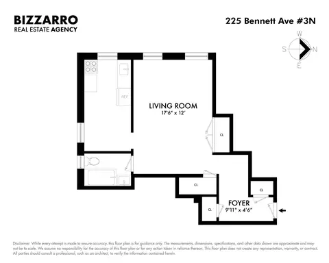 225 Bennett Ave #3N, New York, NY 10040