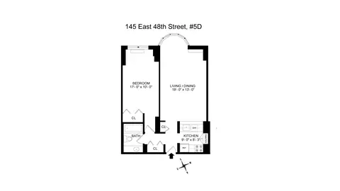 145 E 48th St #5D, New York, NY 10017