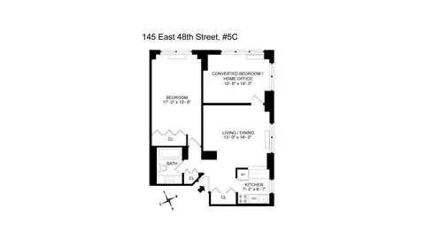 145 E 48th St #5C, New York, NY 10017