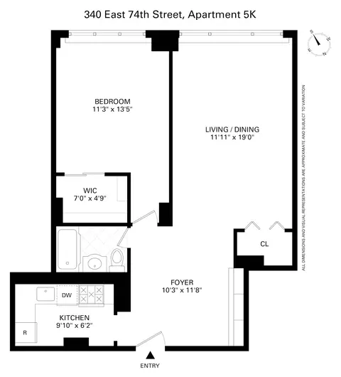 340 E 74th St #5K, New York, NY 10021