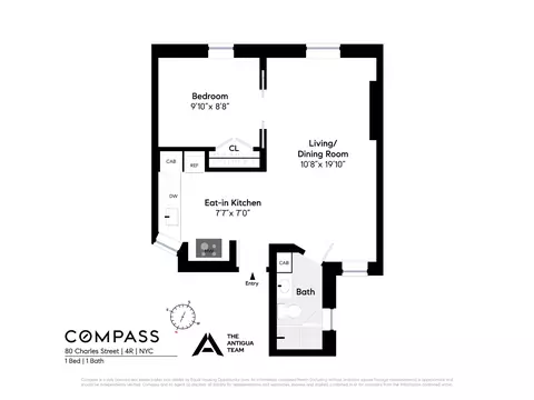 80 Charles St #4R, New York, NY 10014