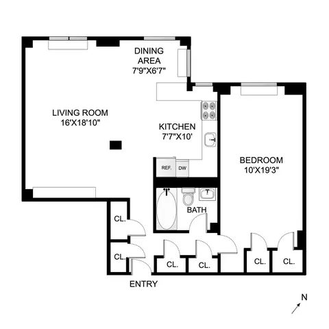 210 Clinton Ave #10E, Brooklyn, NY 11205