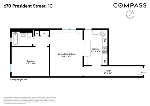 670 President St #1C, Brooklyn, NY 11215