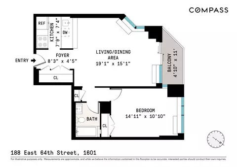 188 E 64th St #1601, New York, NY 10065