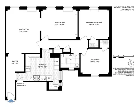 41 W 82nd St #7D, New York, NY 10024