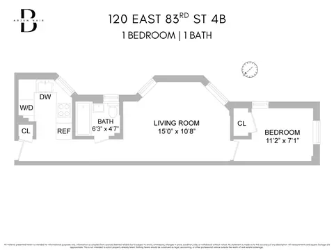 120 E 83rd St #4B, New York, NY 10028