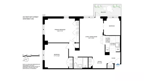 303 W 66th St #4HE, New York, NY 10023