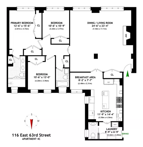 116 E 63rd St #4C, New York, NY 10065