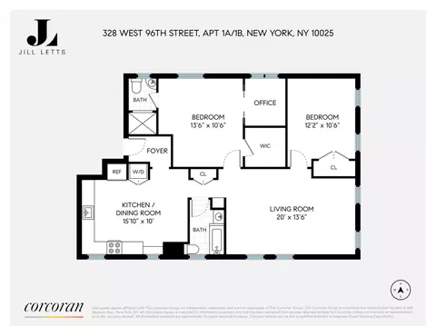 328 W 96th St #1A/1B, New York, NY 10025