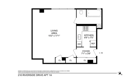 210 Riverside Dr #1A, New York, NY 10025