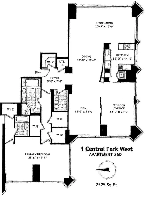 1 Central Park W #36D, New York, NY 10023