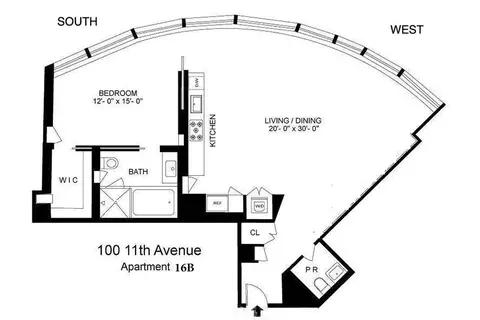 100 11th Ave #16B, New York, NY 10011