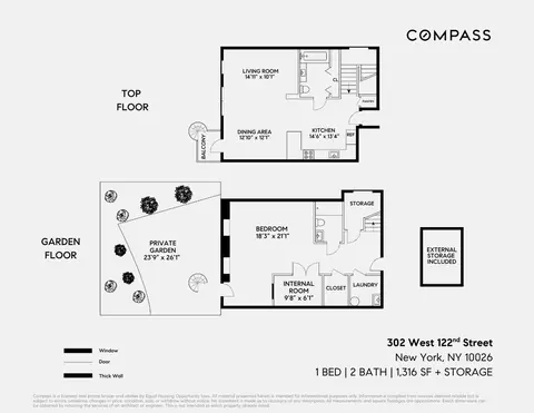 302 W 122nd St #1, New York, NY 10027