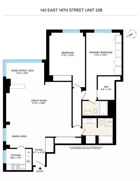 142 E 16th St #22B, New York, NY 10003