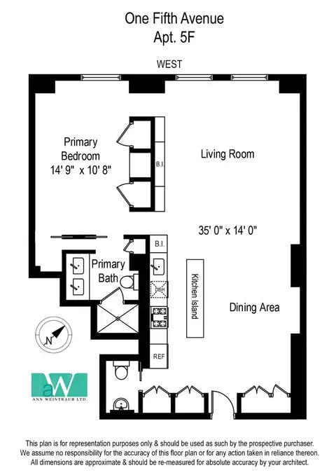 1 5th Ave #5F, New York, NY 10003