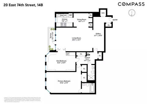 20 E 74th St #14B, New York, NY 10021