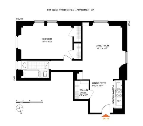 504-510 W 110th St #3A, New York, NY 10025