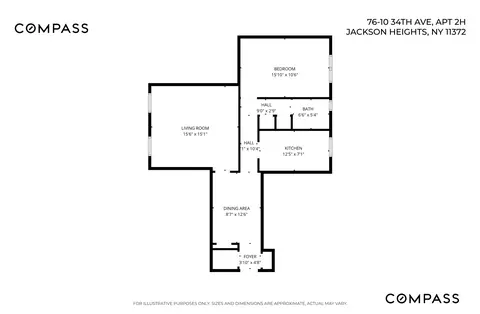 76-10 34th Ave #2H, Jackson Heights, NY 11372