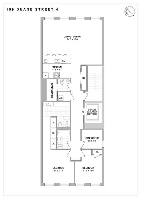 159 Duane St #4, New York, NY 10013