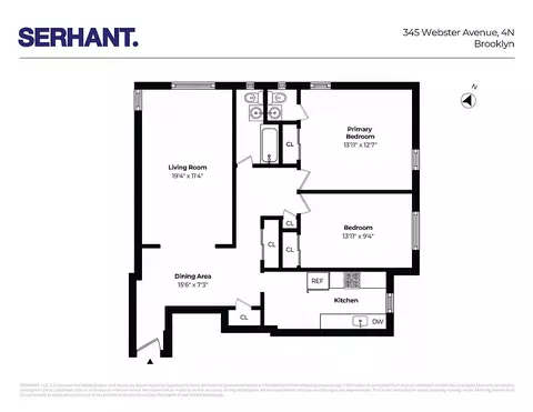 345 Webster Ave #4N, Brooklyn, NY 11230