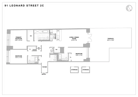 91 Leonard St #2C, New York, NY 10013