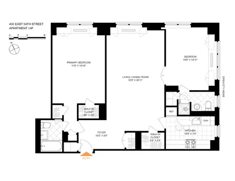 400 E 54th St #14F, New York, NY 10022