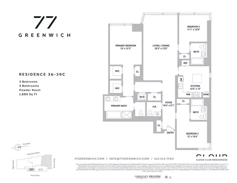 77 Greenwich St #38-C, New York, NY 10006