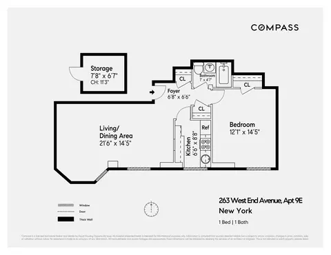 263 W End Ave #9E, New York, NY 10023