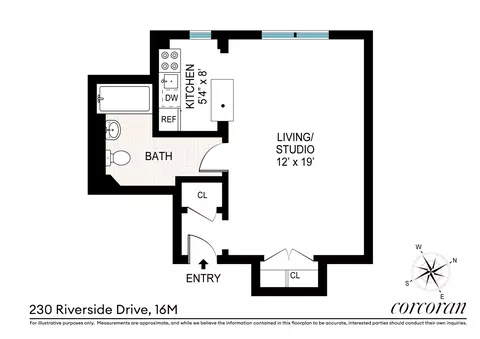 230 Riverside Dr #16M, New York, NY 10025